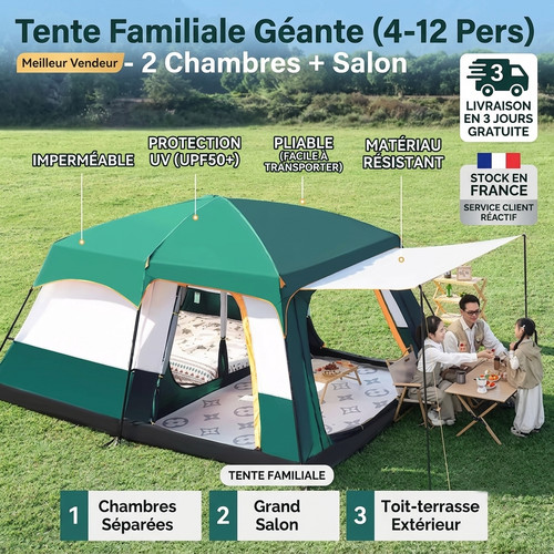 Familiencampingzelt 8 - familiencampingzelt, 4-8