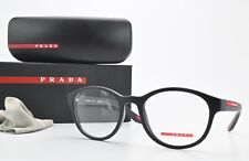 PRADA LINEA ROSSA Brille VPS 07P 53-20 DG0-101 145 Panto Matt Schwarz Sport L