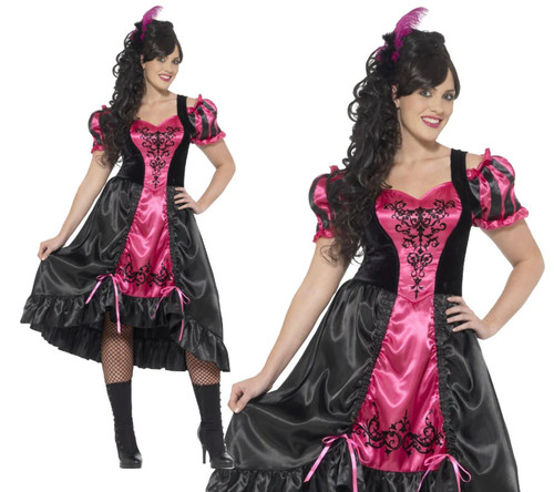 Smiffys sassy saloon kostüm - smiffys,