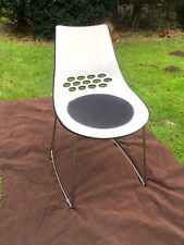 Calligaris Jam Retro Kult Stuhl Weiss Schwarz