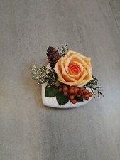 Grabgesteck Urnengrabgesteck Grabschmuck Moosherz  Trauerherz Gesteck Herz