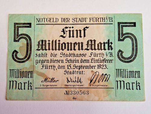 Historischer notgeldschein - historischer,