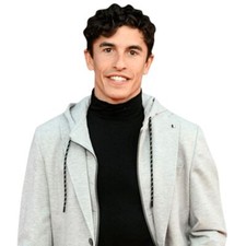 Marc Marquez (Grey Coat) Halber Körper Buddy Ausschnitt