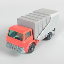 Lesney Matchbox Series 7 Refuse Truck Rot Diecast Müllabfuhr in Nice Condition