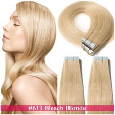 Russisch Tape In / On 100% Echthaar Remy Hair Extensions Haarverlängerung Tresse