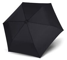 doppler Zero,99 Uni Regenschirm Simply Black schwarz Neu