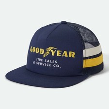 BRIXTON SERVICE MP TRUCKER MESH SNAPBACK CAP NAVY
