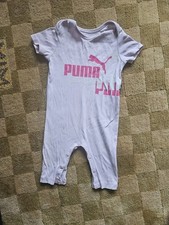 Puma Baby Mädchen Einteiler Kurzärmlig - Gr. 80 Rosa