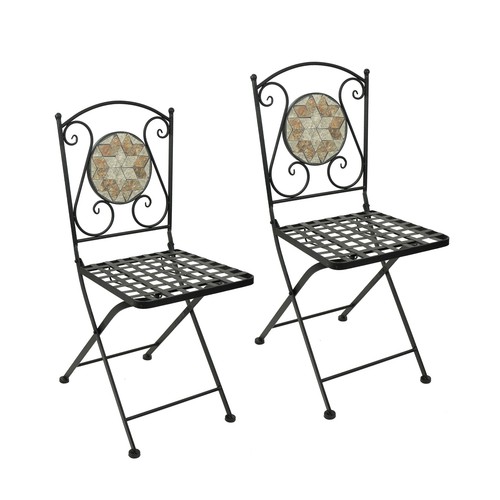 Metallstuhl 2er set - 2er, marokko