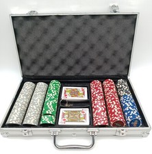 Pokerkoffer / Poker-Set-Koffer mit 276 Chips