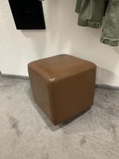 Sitzhocker Leder Hocker, Würfel, Sitz Würfel  DDR 60er/70er?? Jahre Kult Vintage