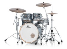 Pearl Masters Maple Gum Shellset "Black Oyster Swirl" 22,10,12,16"