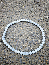 Natürl. - Aquamarin Hals - Kette mit Wunsch Anzahl von Perlen 8 mm und Länge ?