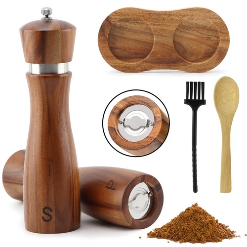 Manuelle gewürzmühle holz