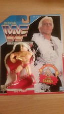 WWF Hasbro - RIC FLAIR - Action Figur (Serie 6 / blau) incl. Backcard - vintage