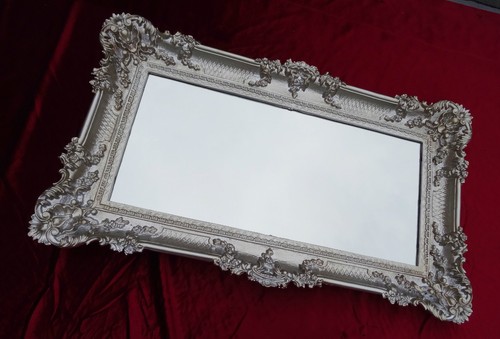 Wandspiegel altsilber 96x57 - wandspiegel,