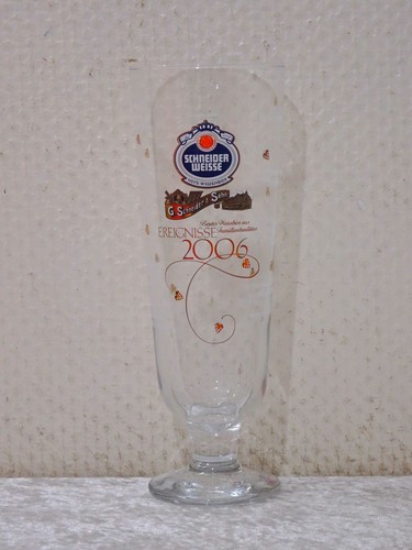 Schneider weisse bierglas 2006 - schneider,