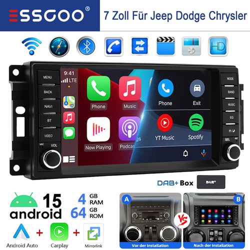 Dab 64g carplay autoradio - dab+, 4+64g