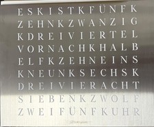 WordClock Jupiter gelaserter