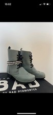 Stylische Stiefel mit Strassband Gr. 38