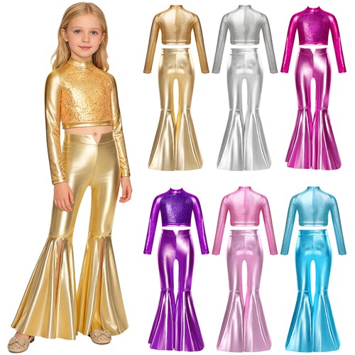 Mädchen pailletten outfit - de,