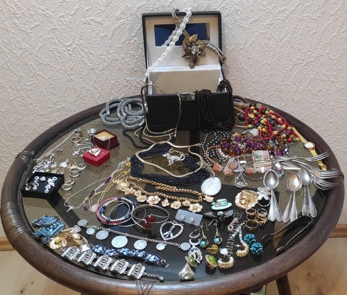 Modeschmuck konvolut silber - konvolut,