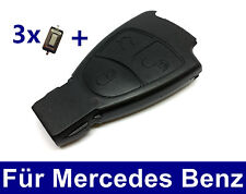 3T Autoschlüssel Gehäuse für Mercedes Benz W168 W202 W208 W210 + 3x Taster  