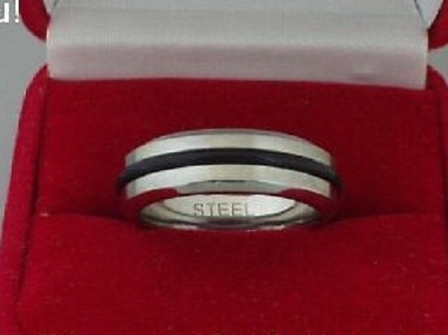 Edelstahl ring bandring - edelstahl,
