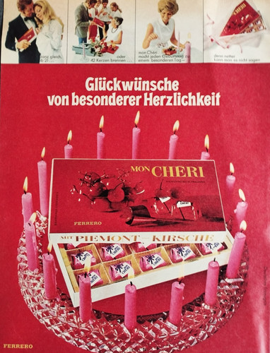 Orig reklame werbung - orig, 1970