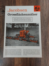 Original Prospekt Jacobsen Großflächenmäher G - Traktor Schlepper