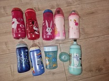 9x Nuk Flaschen Junior Lerntasse Zaubertasse  Einhorn Micky Maus .... Ab 300ml