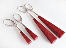 Koralle Ohrhänger Silber 925