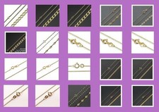 Goldketten 333 gestempelt 40,45,50,55,60 cm Länge versch. Modelle