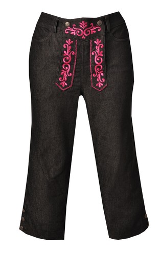 Trachtenjeans kniebund 4 - trachtenjeans, 3/4