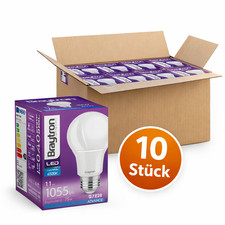 10 X LED Glühbirne Birnenform