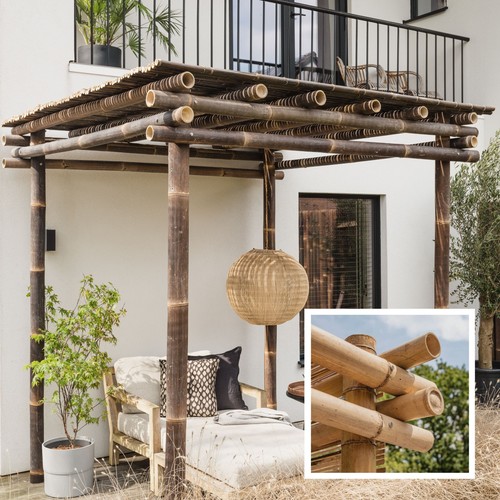 Pergola bambus holz garten - bambus,