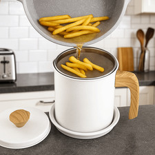 Hitzebeständiger Ölfilterbehälter Ölfilter Dose Küche