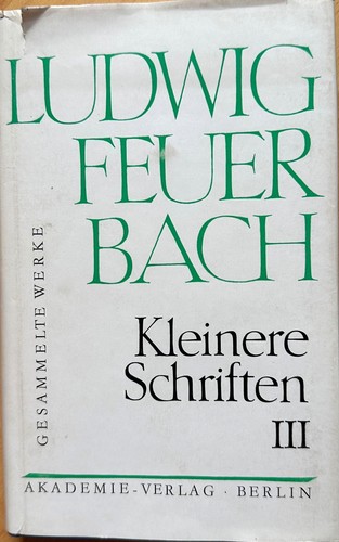 Ludwig feuerbach gesammelte - ludwig, feuerbach.
