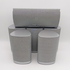 6x Harman Kardon SAT-TS8 Lautsprecher Boxen Silber inkl. Kabel - Zustand gut ✅