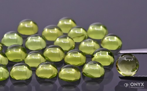 Peridot cabochon rund mm - rund,