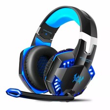Gaming Headset Gaming Kopfhörer mit Mikrofon HD Stereo LED für PS4 PC Xbox One