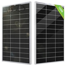 120W Bifaziale Solarpanel Glas