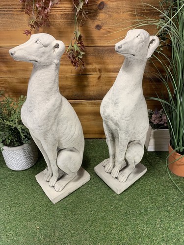 Steingarten paar windhund - steingarten,