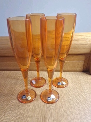 Vintage mcm set - 4, orange