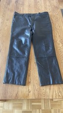 Hein Gericke Motorrad Lederhose Gr. 62B Bluf Motorradhose Schwarz