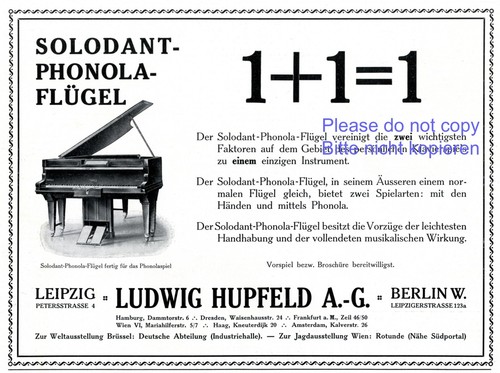 Klavier solodant phonola - klavier,