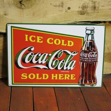NOSTALGIE COCA COLA REKLAME WERBUNG BLECHSCHILD RETRO NEU OLDSCHOOL SCHILD BLECH