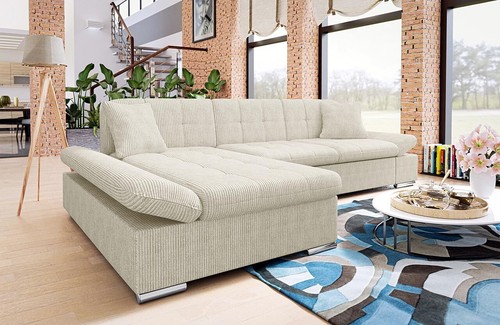 Ecksofa malwi cord mit - ecksofa,