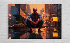 Spider man leinwand - man, cool