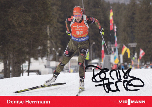 Autogramm denise herrmann - -,